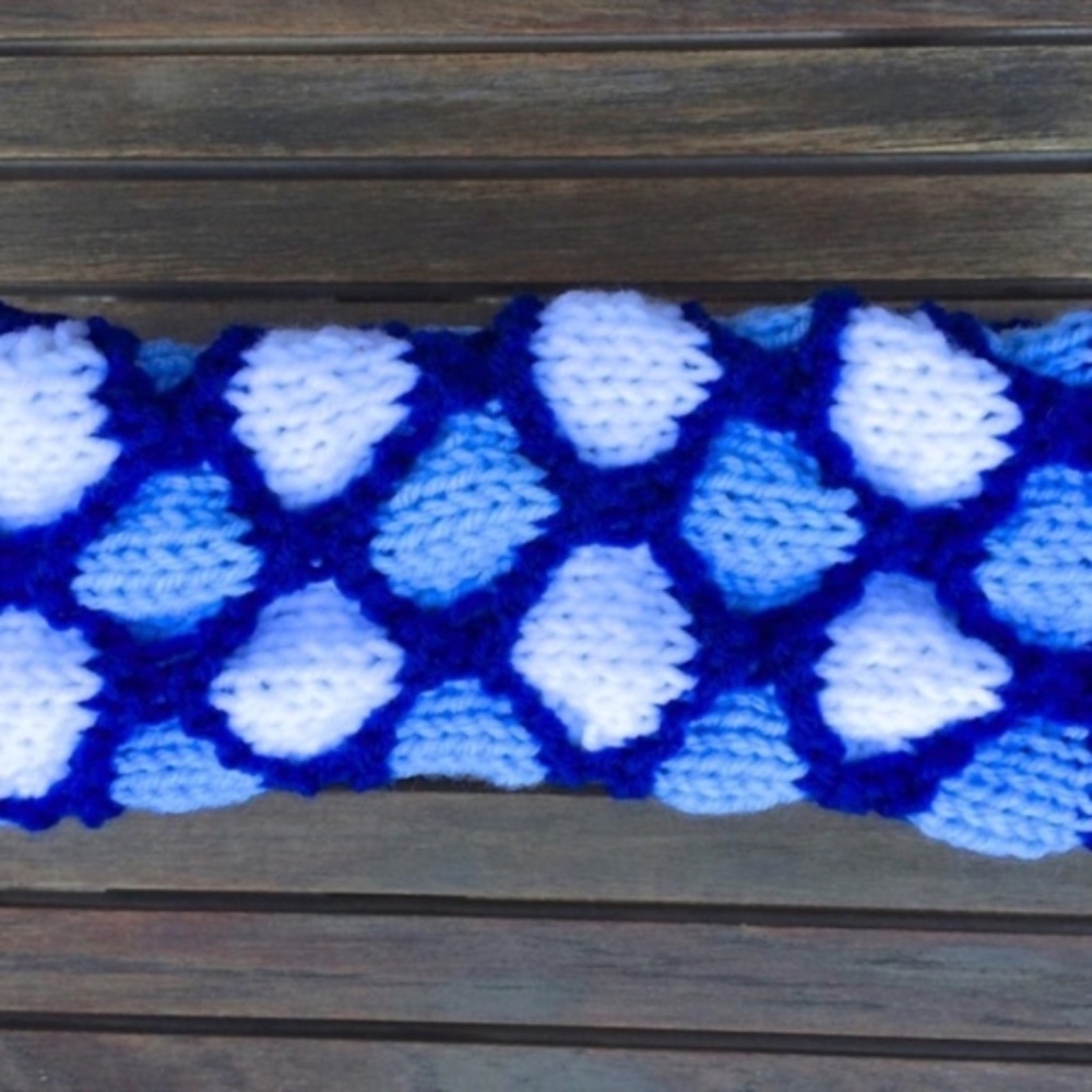 Handmade Frozen Elsa Inspired Knit Headband